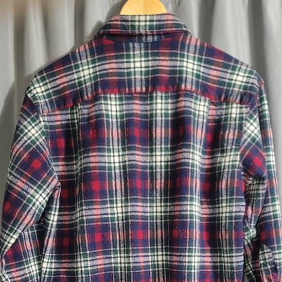 Pendleton Pure Virgin Wool Plaid Shirt Large - Picture 3 of 12